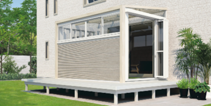 テラス・日よけ・ランドリースペース